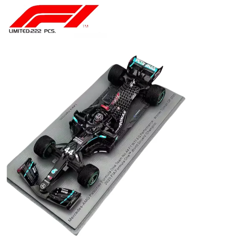 SPARK 1/43 F1 car Mercedes Hamilton 2020 W11 Turkey 7 Championship version resin simulation model, a collection gift for friends