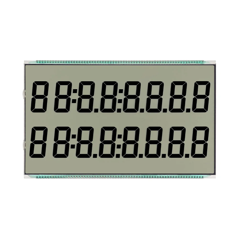 Customized SJXDGN041 Fuel Dispenser Segment Code LCD Screen TN Positive 146X92MM High Contrast Monochrome Display Screen