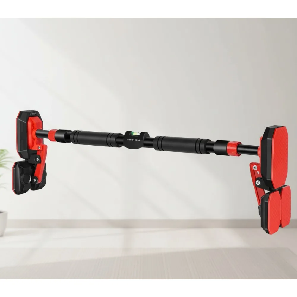 المدخل سحب ما يصل بار لا مسامير معدات الصالة الرياضية المنزلية 76-100 سنتيمتر قابل للتعديل قوة التدريب اللياقة البدنية #1