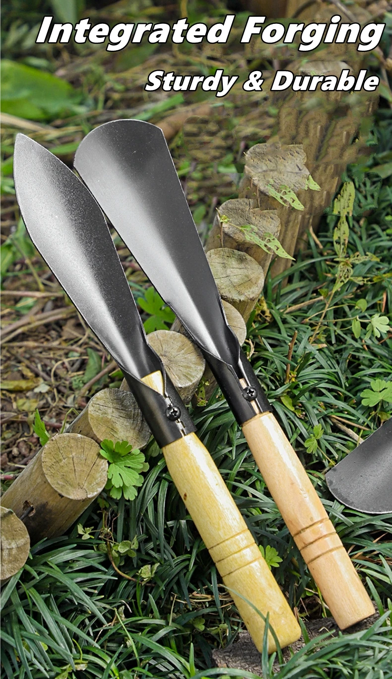 Versatile Garden Shovel for Planting Flowers Weeding Loosening Beachcombing Horticultural Tool for Vegetables Harvest Seedling