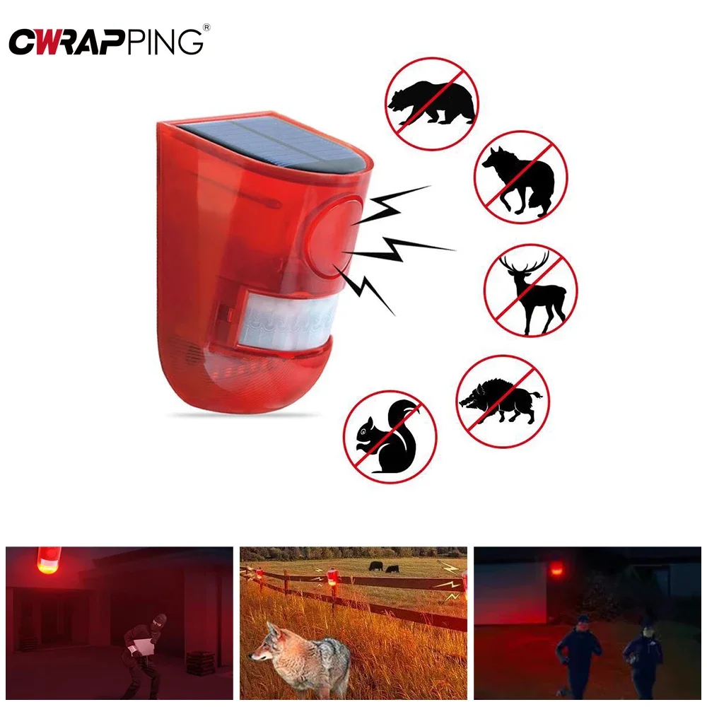 

Solar Infrared for Anti-garden Afor Home Security Alarm Motion Detector Pir Exterior Wifi System Sensor Siren Burglar De Clock