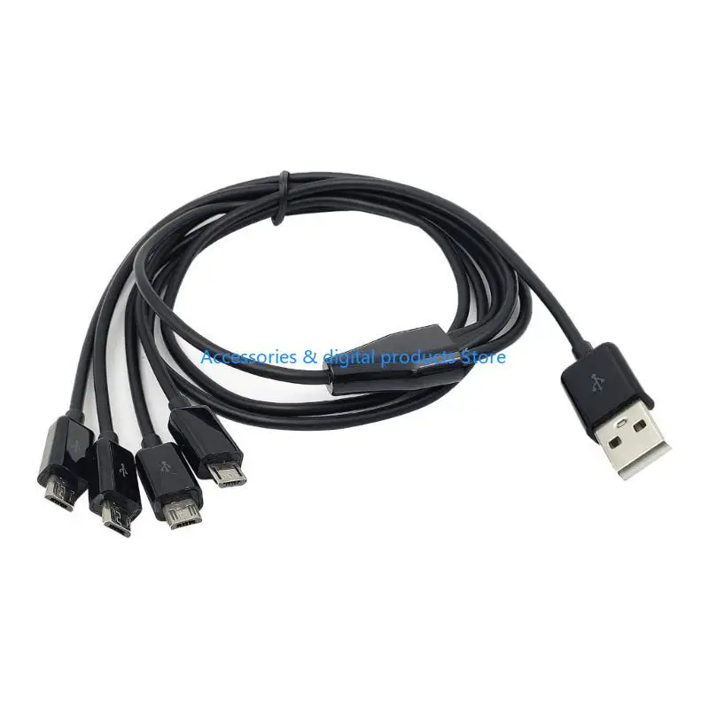 77JD Durability USB Male to Micro USB Male Charging Cable Quick Cable Universal Cable for Micro USB Devices