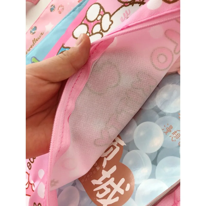 New Sanrio Hello Kitty A4 File Folder Stationery File Book Test Paper Storage Large Capacity Bag School Office Supplies Folder