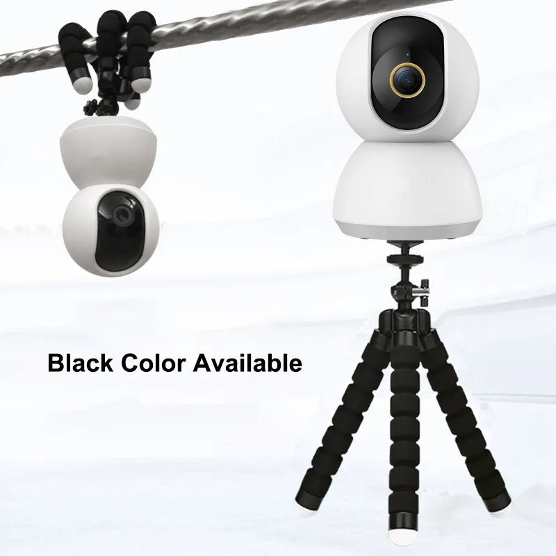 

Mini Flexible Octopus Tripod CCTV Camera Bracket Ceiling Mount for Mobile Phone Smartphone & Video Surveillance Holder Stand