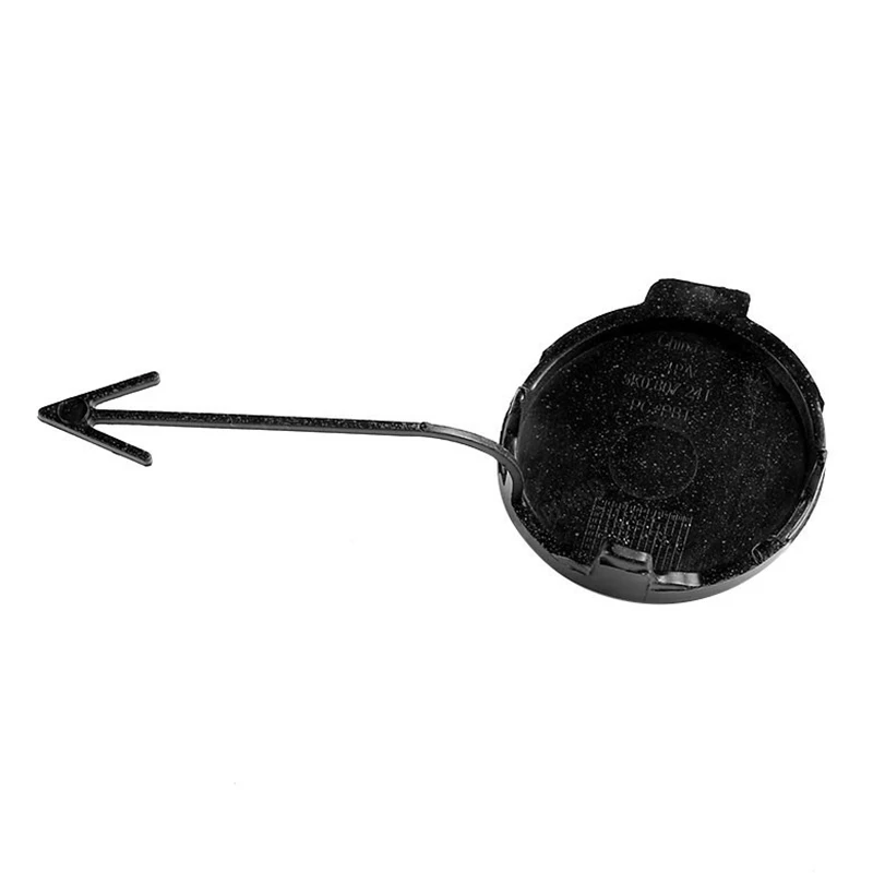 AU33-1Pcs Front Bumper Tow Eye Hook Cover Cap Primed 5K0807241 5K0 807 241 For Golf MK6 2009 2010 2011