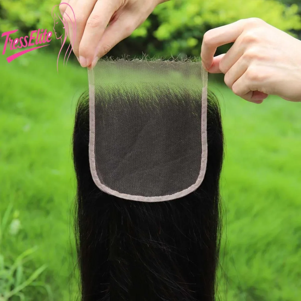 

5x5 кружевная фронтальная застежка натуральный цвет гладкие волосы прозрачный кружевной блок для волос 8-22 дюймов полное ручное плетение высокое качество