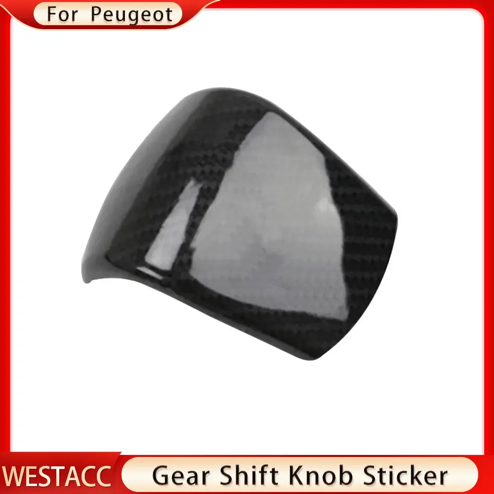 ABS Car Interior Handbrake Cover Case for Peugeot 2008 2014 2015 2016 2017 2018 Decoration Hand Brake Stickers Accessories