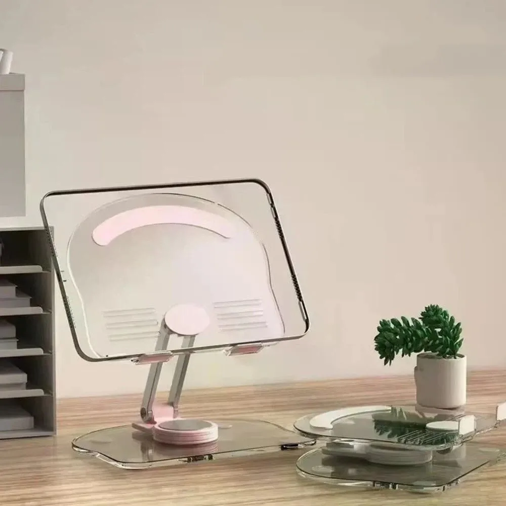 360° Rotation Tablet Stand Swivel 360 Degree Rotating Foldable Mobile Holder Durable Anti Slip Tablet Riser Tablet Support