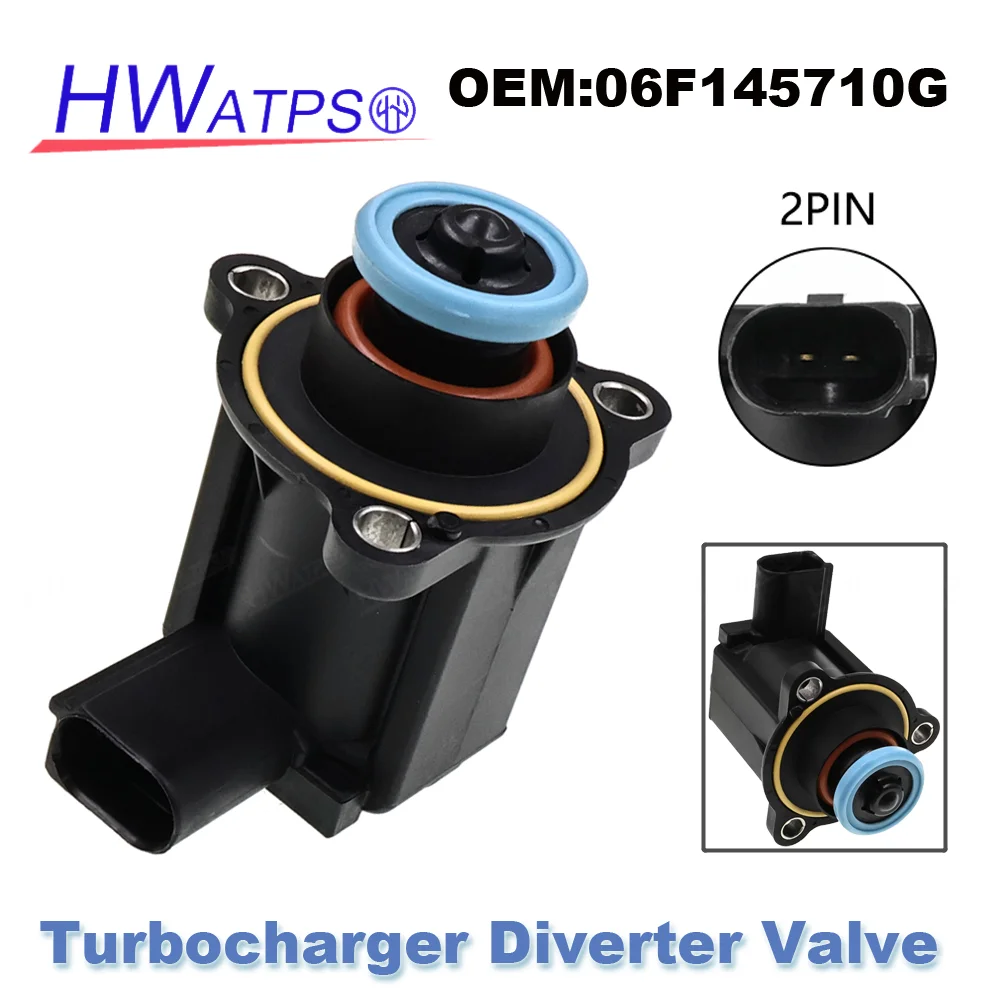 For Audi A3 A4 TT VW CC Eos GTI Jetta GLI SEL Passat Tiguan Beetle Turbocharger Diverter Valve 06F145710G 06F145710 06H145710D