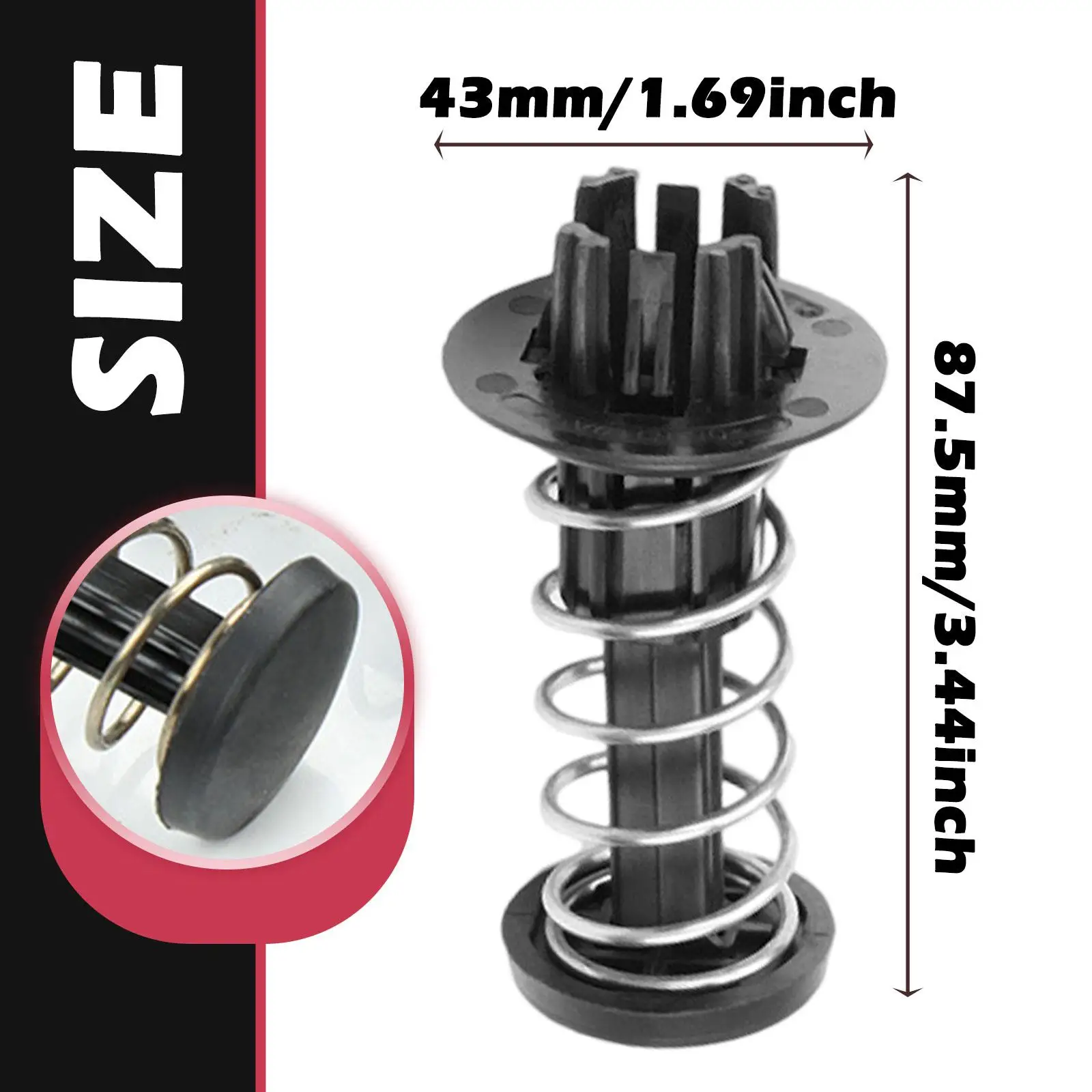 Hood Spring Cover Clip Plastic Durable Vehicle Engine Hood Catch for Mercedes Class S W222 Repair Part Number 2048800127