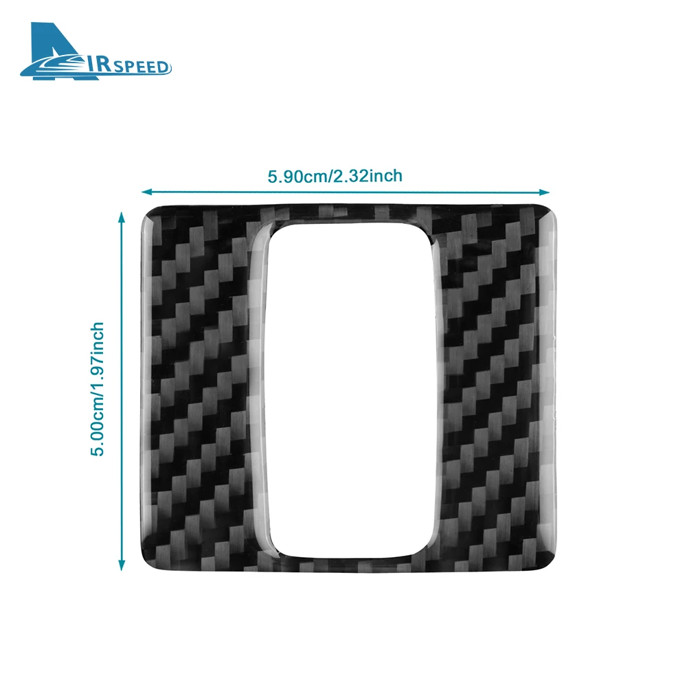Real Carbon Fiber For Mazda 3 Axela 2014 2015 2016 2017 2018 LHD RHD Car Warning Light Frame Panel Inteior Accessories Sticker
