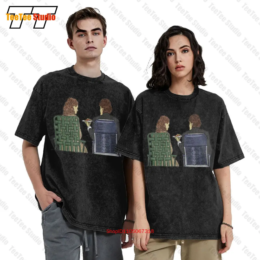The Office Jim And Pam Roof Date Vintage Oversized T-Shirt IL85