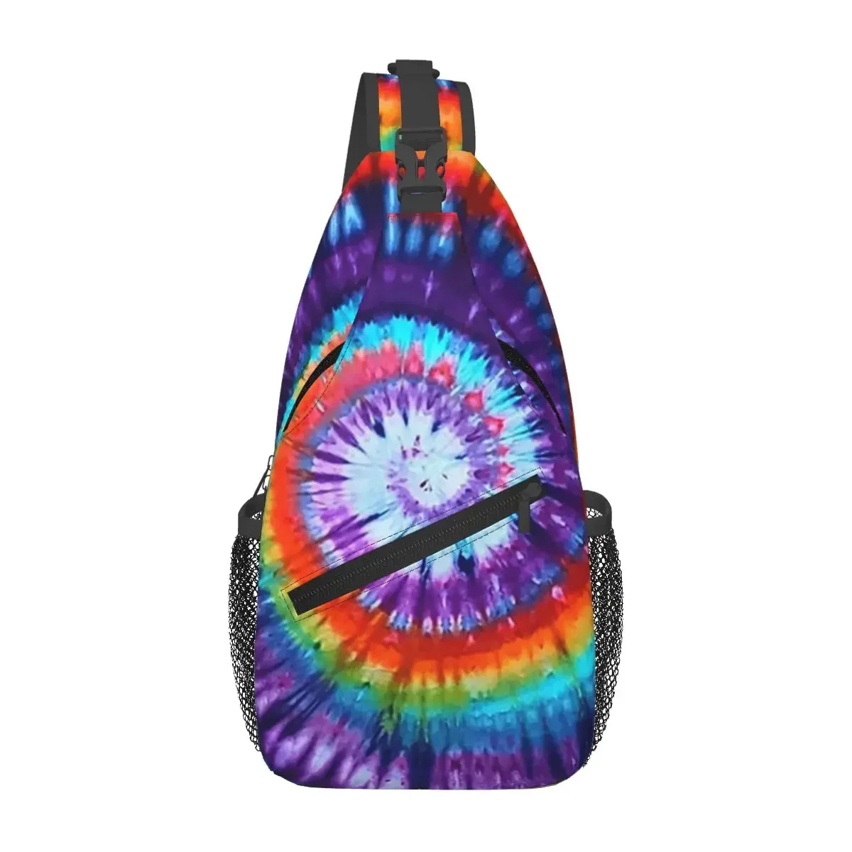 

Классическая Радужная спиральная нагрудная сумка с принтом тай-дай, мужской рюкзак через плечо на слинге, нагрудная сумка, дорожный походный рюкзак, сумка на плечо
