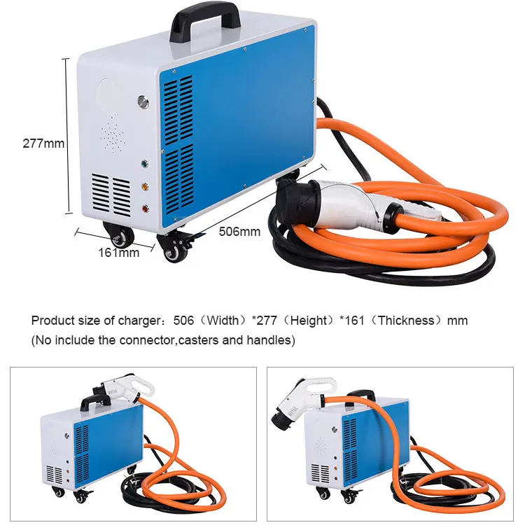 New energy portable ev charger 20KW DC EV car charging station