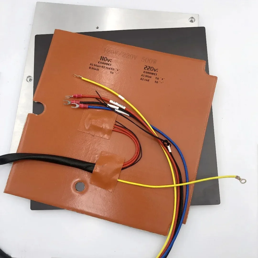 

Алюминиевая нагревательная пластина 3D-принтера Blurolls — основание с ЧПУ 8 мм с силиконовой нагревателем для комплекта обновления Qidi Q1 Pro