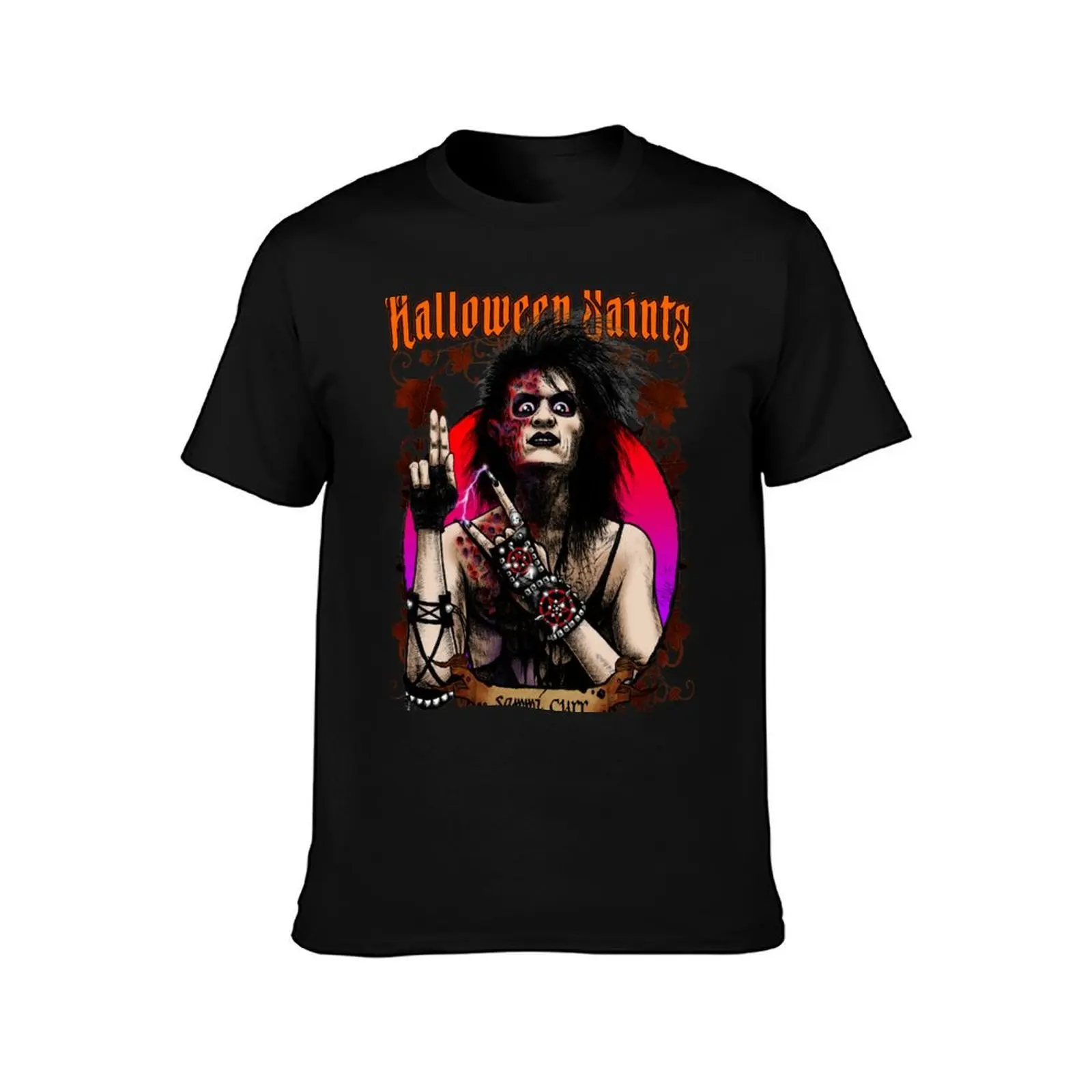 Halloween Saints: Sammi Curr T-Shirt Breathable Basic Cotton T-Shirt