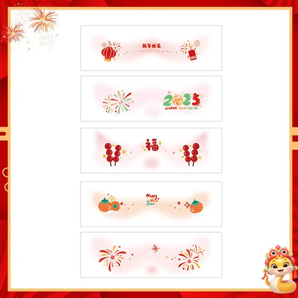 Nieuwe Schoonheid Gezicht Stickers Waterdicht Gezicht Tattoo Oog Tattoo Tijdelijke Sticker Makeup Bloemen Decal Kleine N1Y5