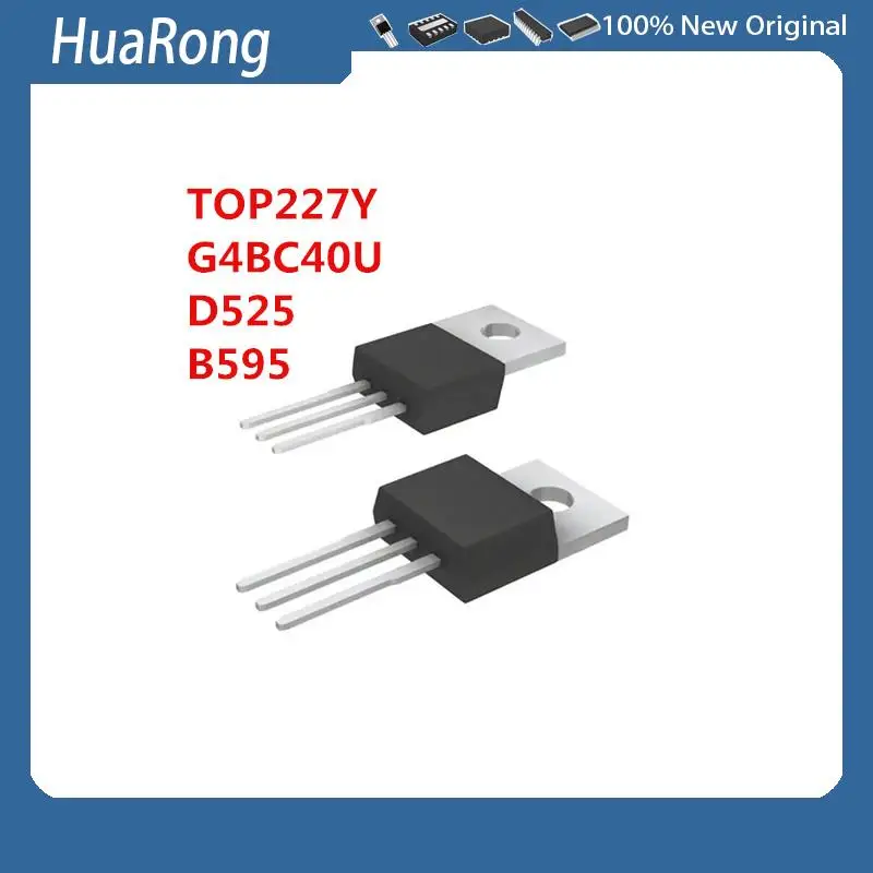 5PCS/LOT  TOP227Y TOP227YN G4BC40U IRG4BC40U   D525 2SD525  B595 2SB595  TO-220