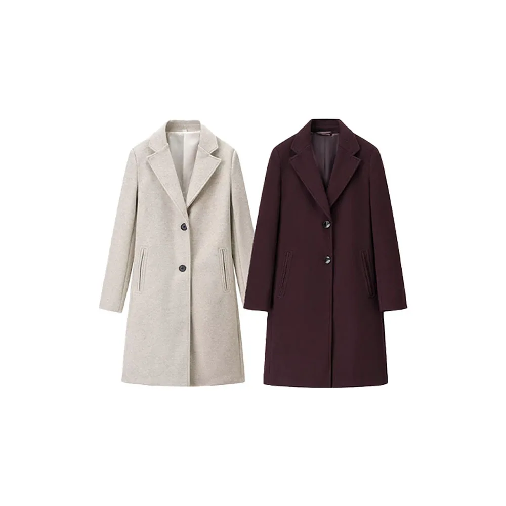 

Autumn new women's clothing French fashion versatile simple soft padded shoulder coat jacket