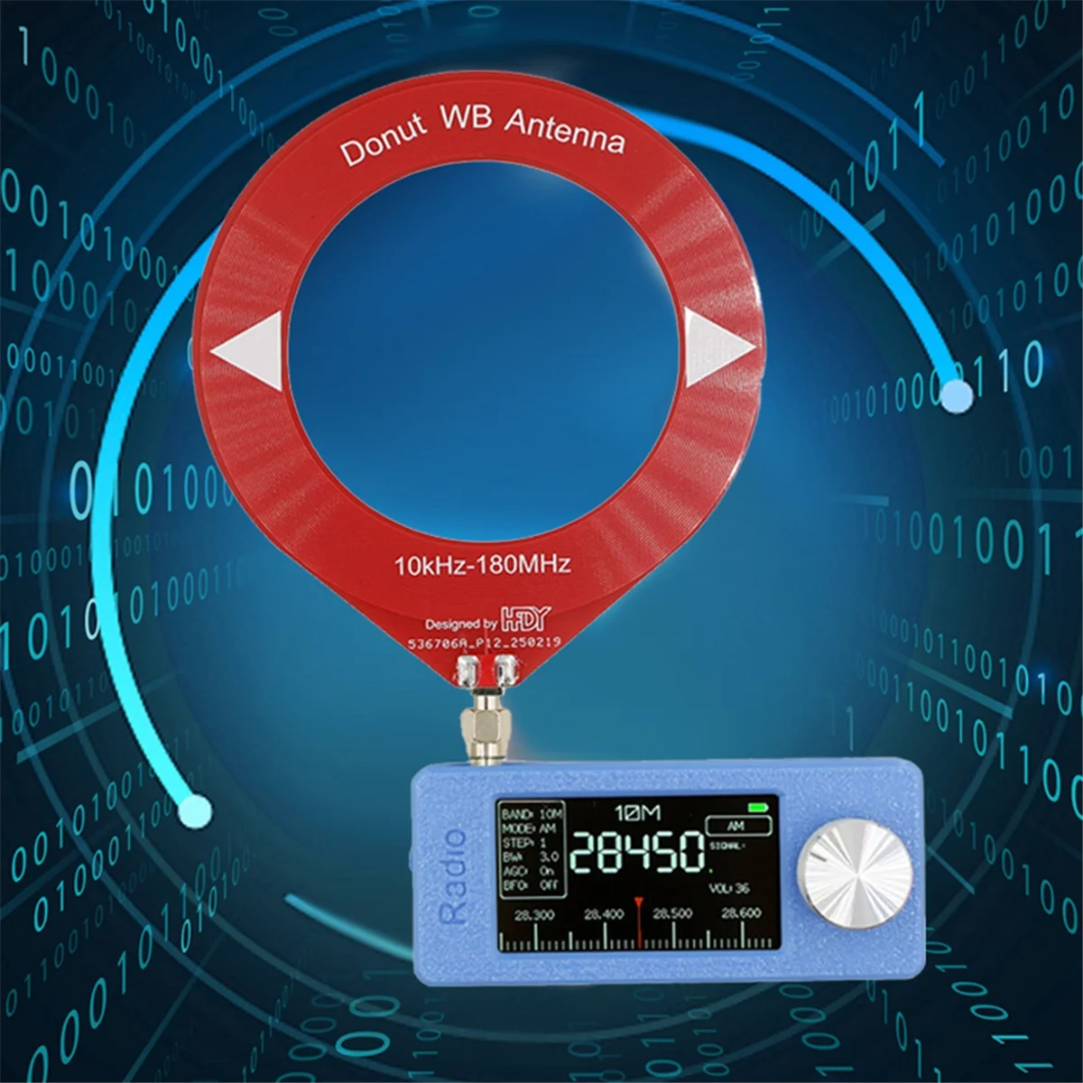 A03R SI4732 Mini Radio Receiver+2 Type Antenna 10Khz-180Mhz Portable Radio AM FM Radio HF SW MW VHF Mini SI4732 Radio