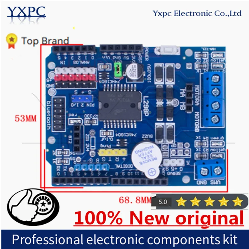 L298P Motor Shield Stepper DC Motor Drive Module Drive Expansion board