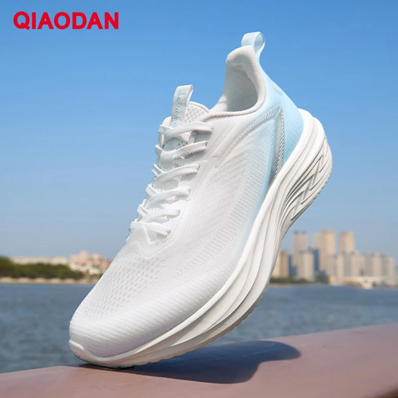 QIAODAN Qingsun 6Lite Men Running Shoes 2026 Summer Breathable Mesh Lightweight Soft Sole Sneakers QXB023262204