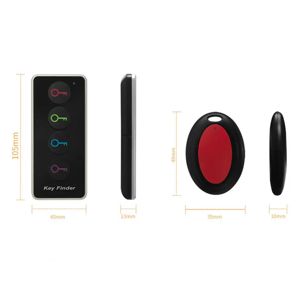 Tracking Anti Lost Device Portable Wireless 80dB 30m Distance 499 82MHz One Click Search ABS Four Color Finder Locator