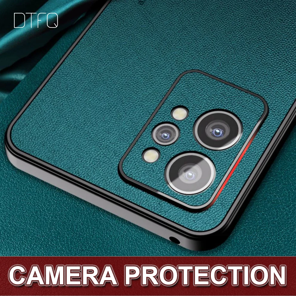 Case for realme GT 2 Pro Luxury Leather Case for realme GT Neo 2 GT GT 5G GT2 Coque Shockproof Case for realme GT Neo3 GT2 Pro