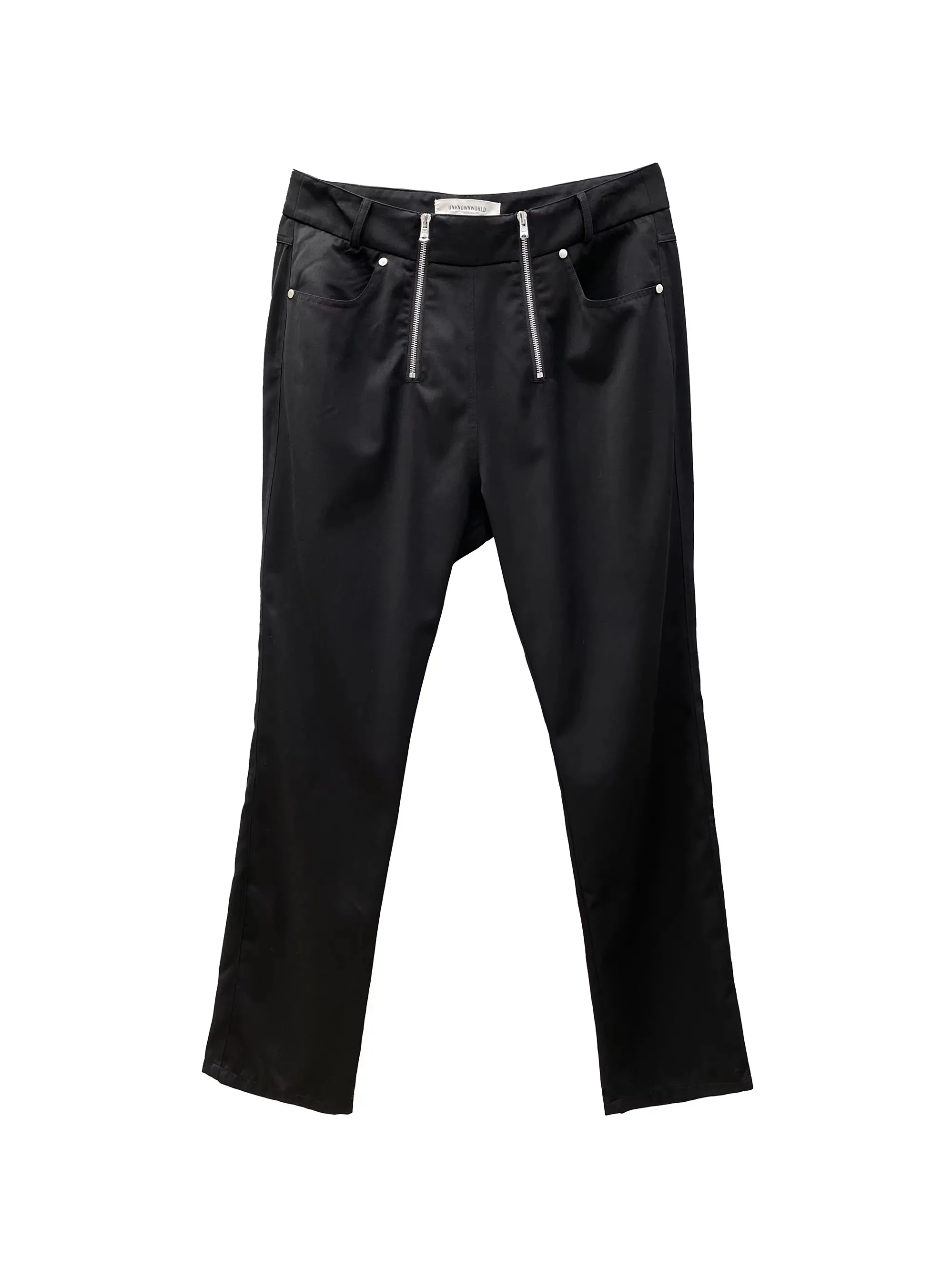 27-46 novo 2025 roupas masculinas femininas design original duplo zip carcela parafuso prisioneiro guarnição calças casuais trajes tamanhos grandes