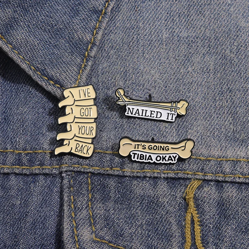 Creative English letter short sentence Enamel Pin cartoon geometric shape metal brooch Badge Lapel Backpack Accessories Gift