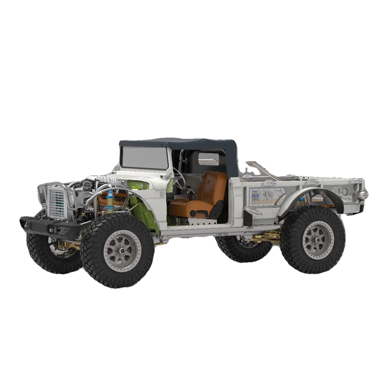 Twolf Rc 1/8 M715 High Simulation Climbing Remote Control Car Model All-Metal KIT Simulation Electric Model Car High-End Toys