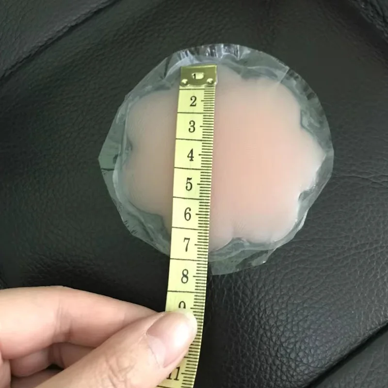1-50 pares de pétalos de silicona invisibles reutilizables para mujer, cubrepezones autoadhesivos sin tirantes ni espalda, tipo sujetador.