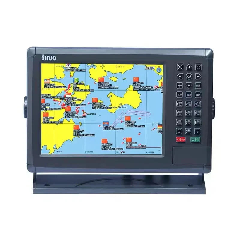 10 Inch AIS Collision Avoidance Instrument XF-1069B Marine GPS Beidou Satellite Navigator Locator Chart