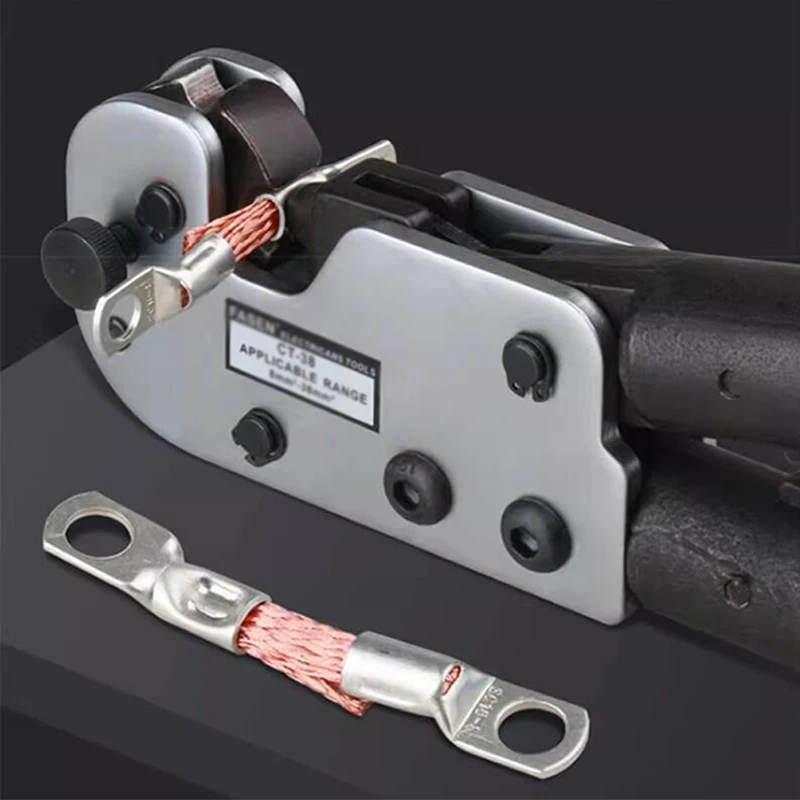 SC Type Wire Nose Terminal SC35 SC50 SC70 SC95 Bare Copper Battery Block Lugs Hole ID 6 8 10 12mm Crimp Wire Connectors