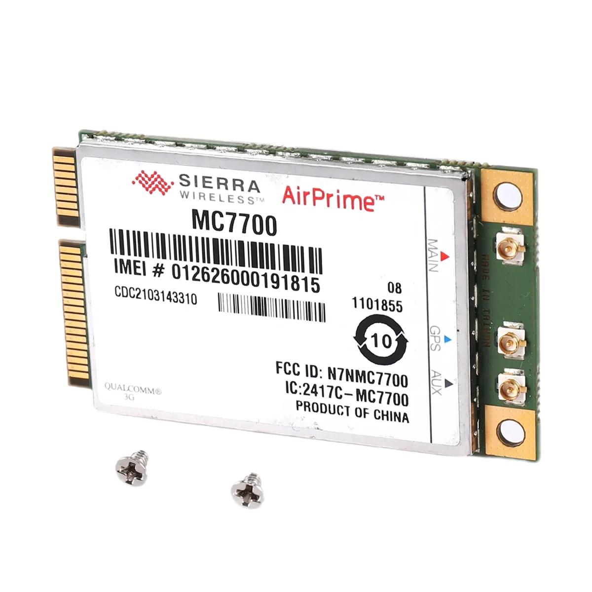 Cartão WWAN MC7700 3G/4G desbloqueado para Sierra AirPrime, módulo GPS 100Mbps 4G/3G LTE/FDD/WCDMA/Edge para Windows/Linux