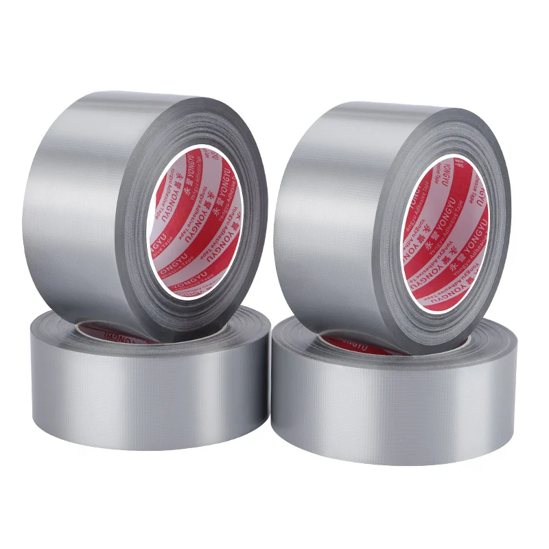 

Silver pipeline tape, heavy-duty waterproof, tear free, and strong adhesive suitable for home maintenance, carpet binding, and