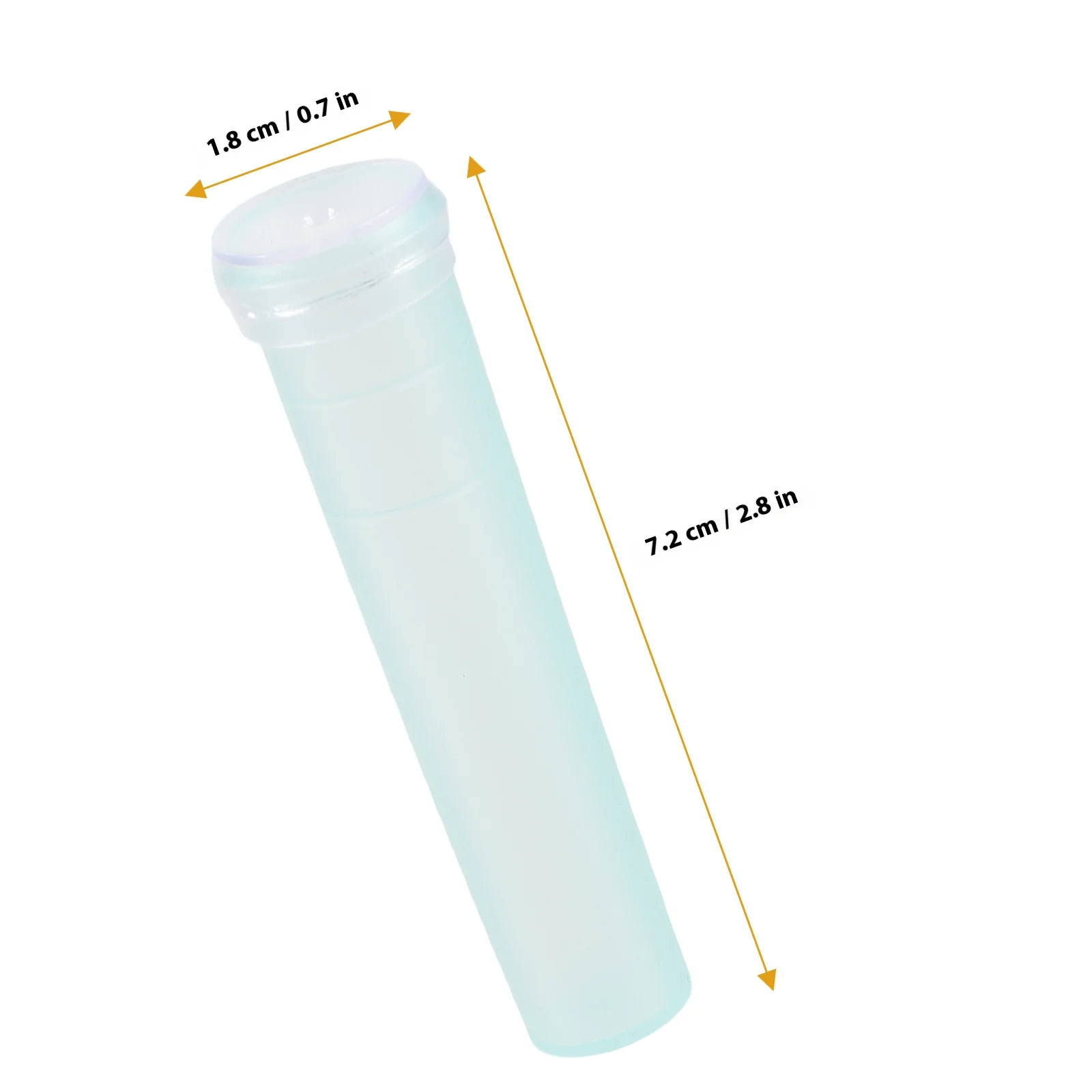 20개입 꽃 물관 누수 방지 꽃 보관 소형 꽃집 용품 7.2x1.8cm 하늘색 꽃 물관