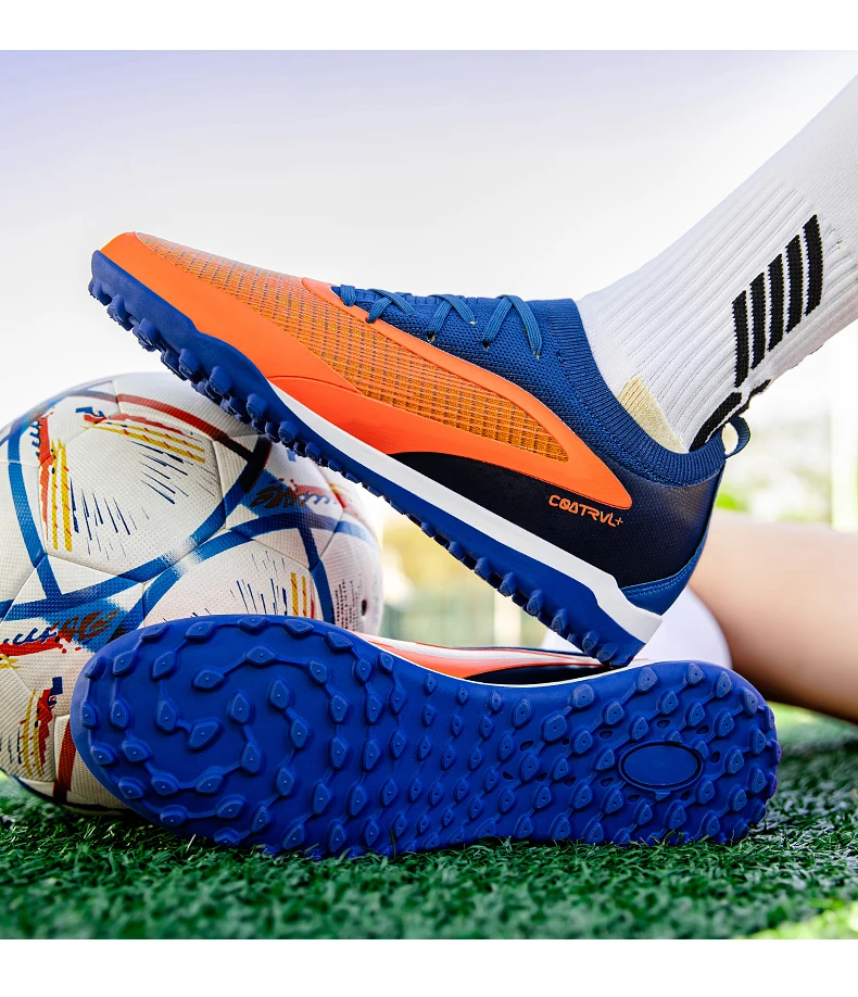 Neue Männer Fußball Schuhe Sport Stollen Erwachsene Atmungsaktive Rutschfeste Fußball Stiefel Outdoor Lange Spikes Training Jungen Spiel Bequem – Detail 23