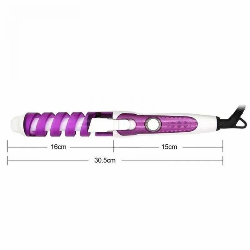 Mini Morgan Spiral Curling Wand, Multi-color Hair Curler, Salon & Home Use Hair Curling Iron