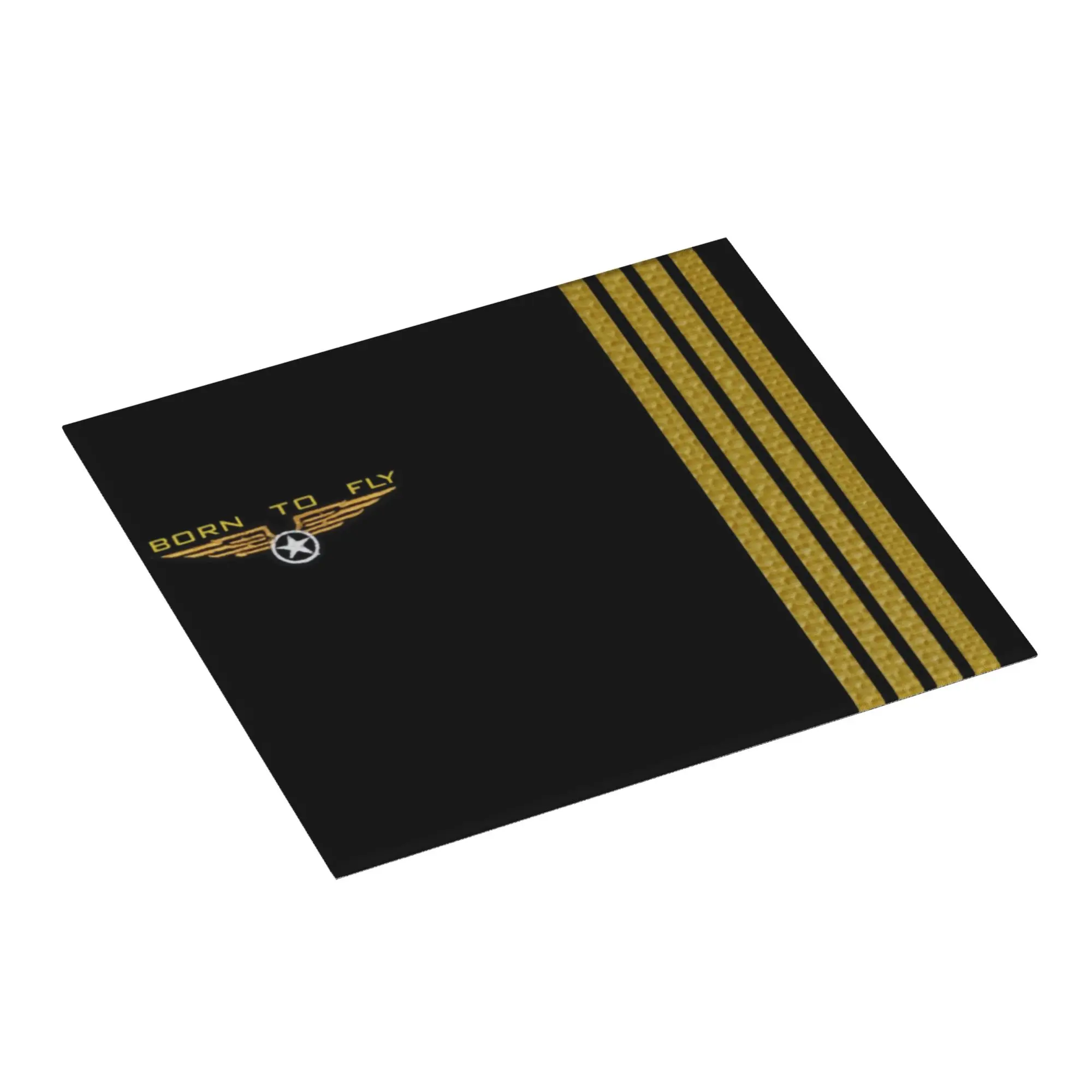 Born To Fly Flight Pilot Non Slip Kitchen Counter Protector Mat Barware Reusable Flying Aviation Aviator Drying Mat For Kitchen