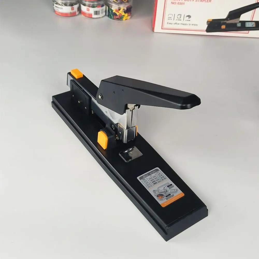 

Large Capacity Hand Operated Staple Pop-up Type Anti-slip Heavy Duty Stapler Portable Simple Paper Stapling Machine Business