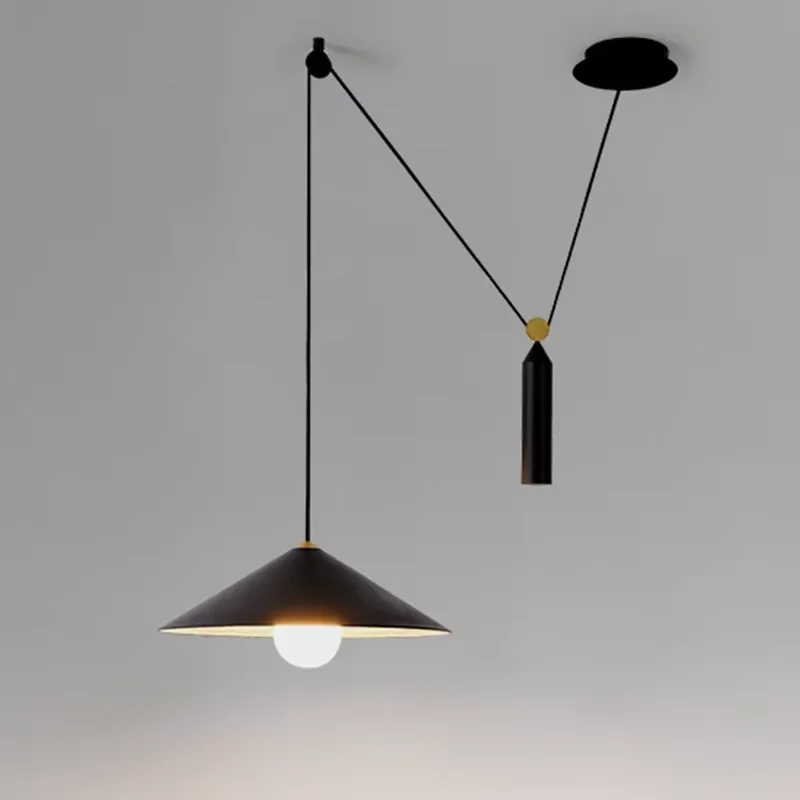 Modern Minimalist Linear Pendant Light Nordic Industrial Hanging Light Corridor Dining Room Island Table Living Room Bar Lamps