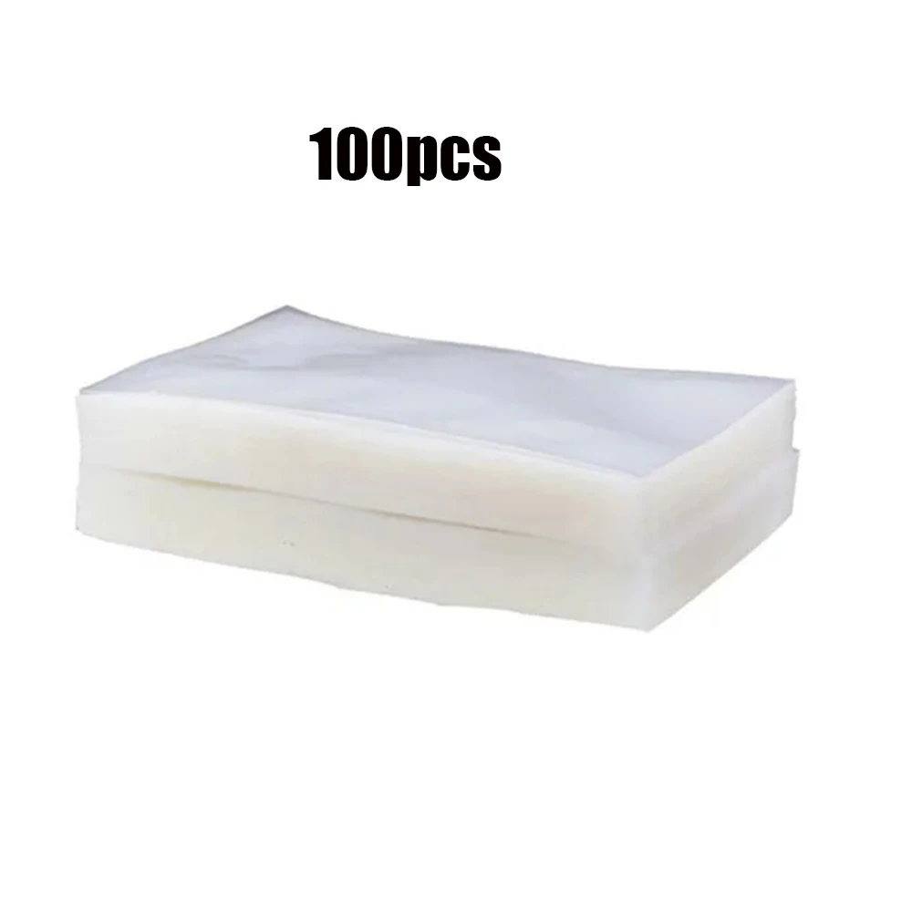 100PCS Vacuum Bags For Food Lot Packed Sealing Storage Bags Heated Freezer Bags Kitchen Food Transparent Cooked Food Bags image 5