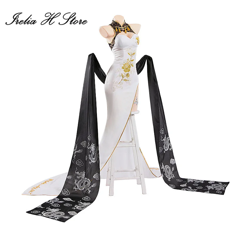 Irelia H Anime Ni Alice‌ kke Cosplay Costume Alice‌ White Dress For women Halloween Costume