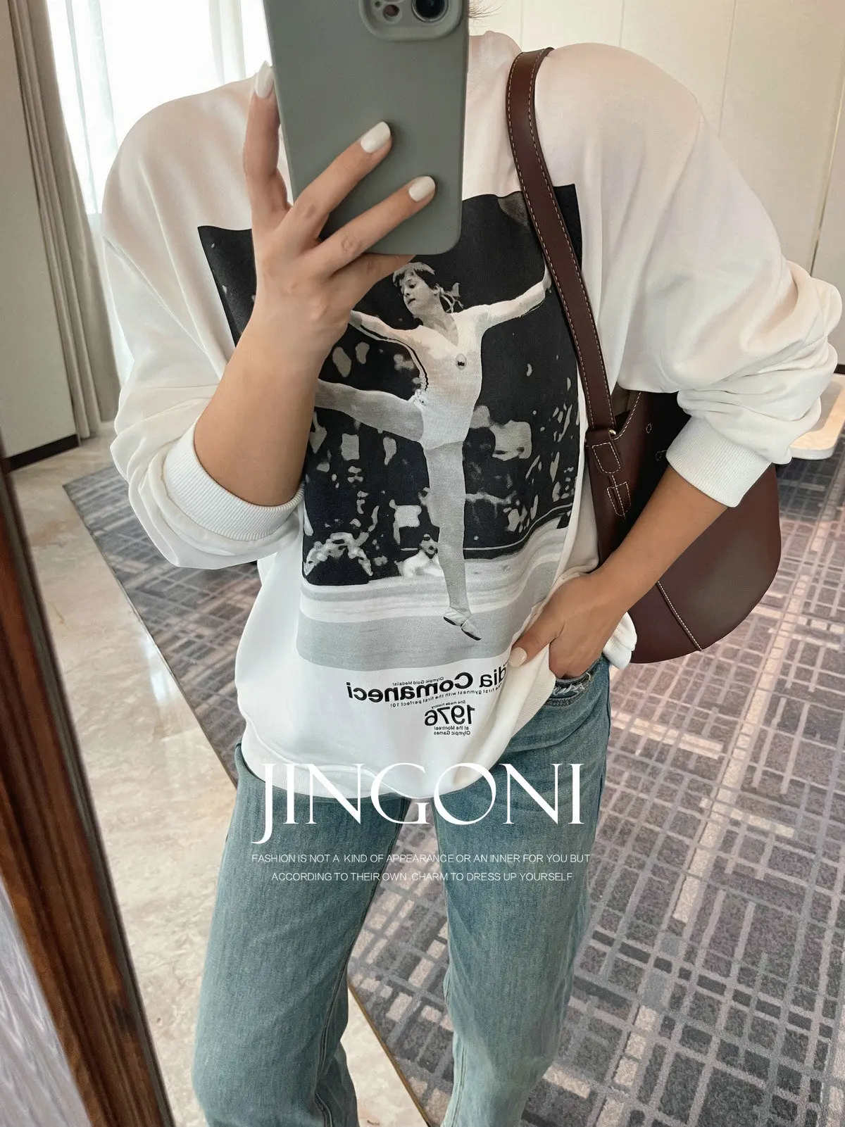 Hoodie Crop Blouse Woman Clothing 2024 Autumn Fall Y2k Top Korean Fashion Style New Outerwears Elegant Sweatshirts Long Sleeve