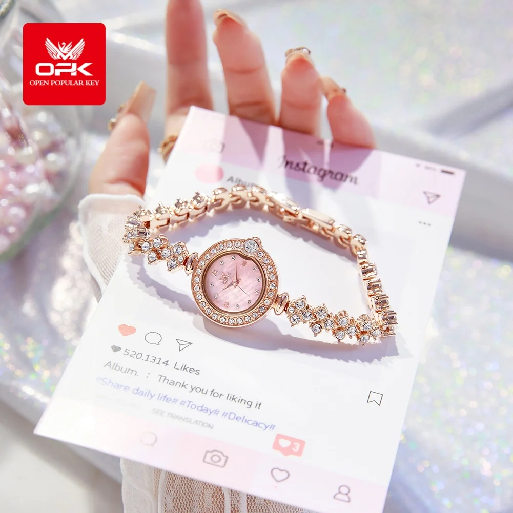 OPK 6054 Women Watch Original Simple Fashion Watch For Women Quartz Watch Waterproof Luminous Gifts For Women Frees Shipping