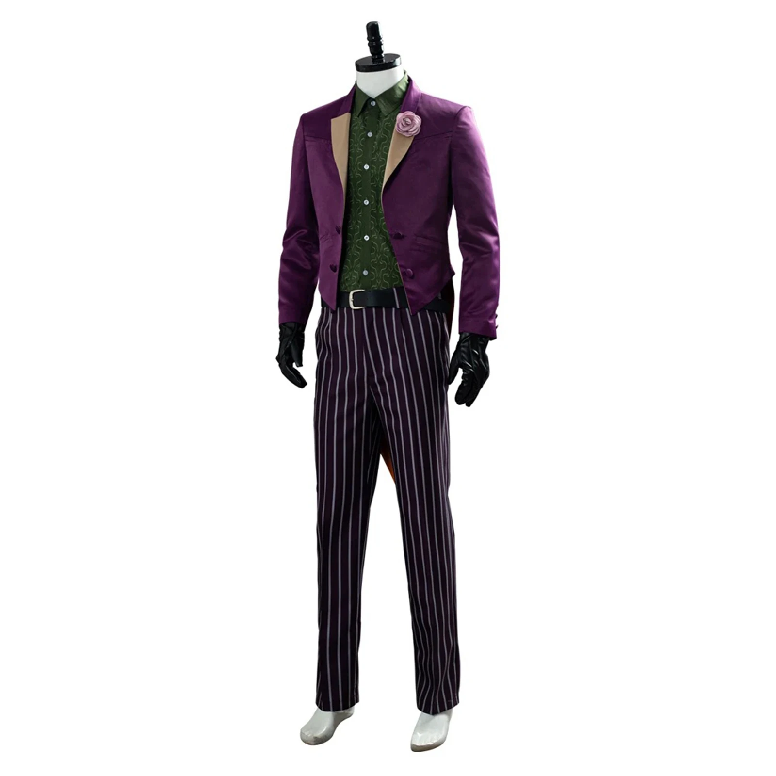 Hot Game Clown Cosplay Costume Villain Uniform Coat Shirts Pants Full Set Adult Men Halloween Carnival Party Dress Up