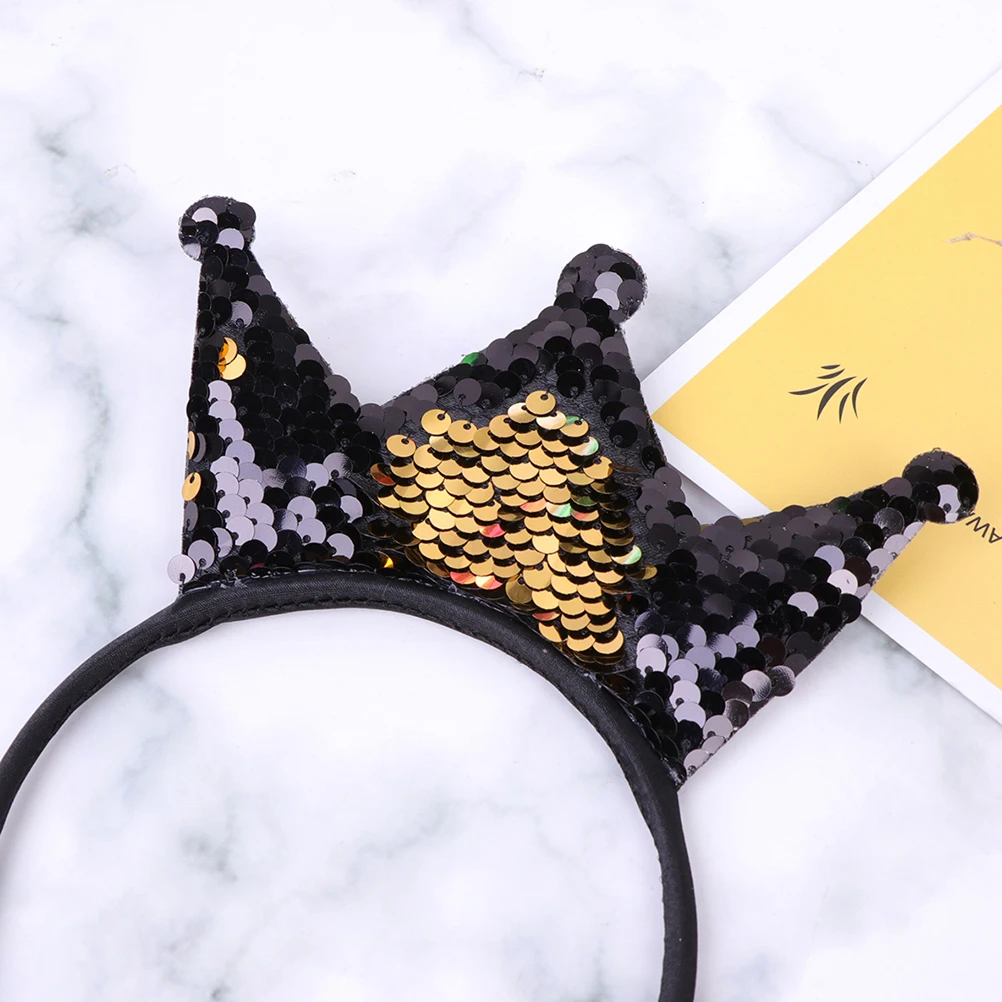 

6pcs Sequin Hoops Headb Girls Hair Hoops Elastic Birthday Hair Accessories Gifts Kids Hairstyle Tools