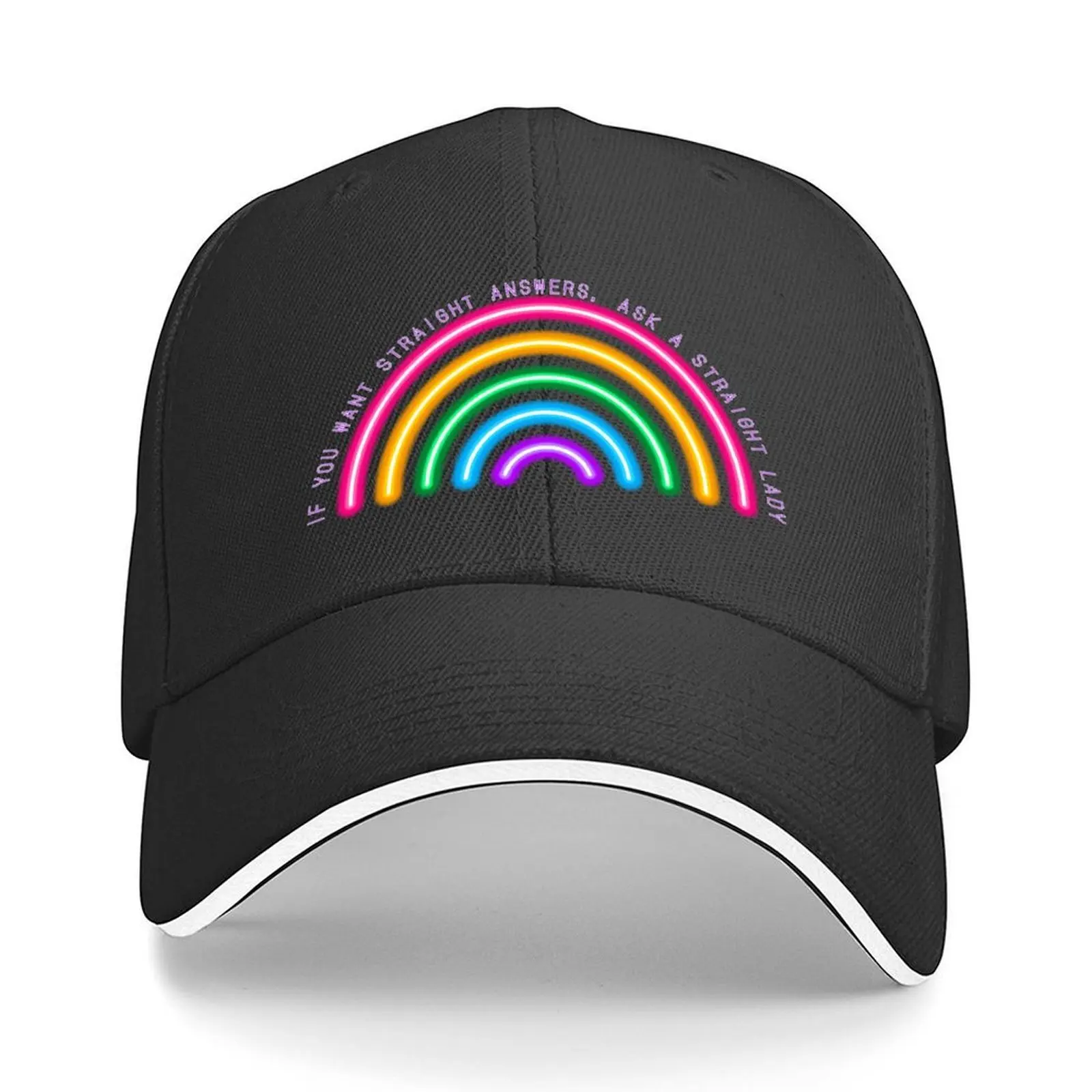 

Agatha Has No Straight Answers Baseball Cap Trucker Hat designer cap tactical cap Horse Hat Women's Hats 2025 Men's