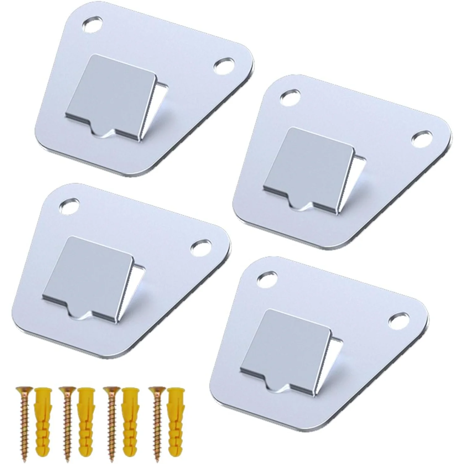 

4Pcs Wall Range Hood Hook Stainless Steel Metal Range Hood Hook for Range Hood Inflatable lounge Pool supplies Pool toys